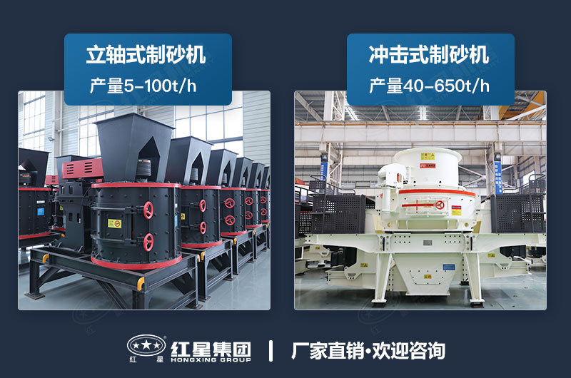 立軸式和沖擊式制砂機(jī)