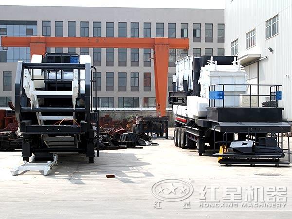 流動汽車載式碾石機(jī)實(shí)拍圖