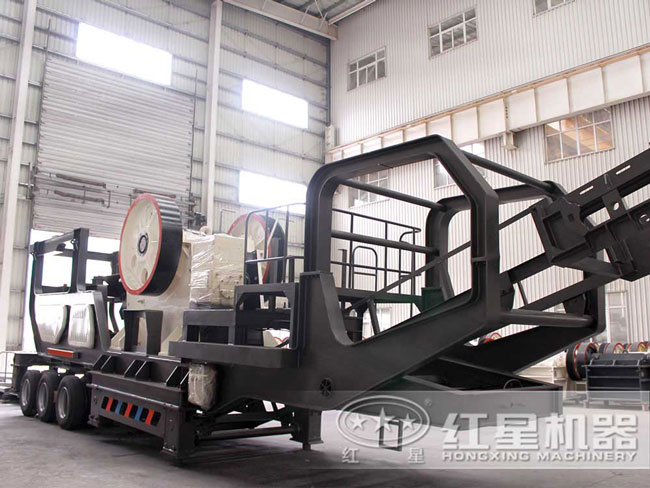 時產(chǎn)40噸車載流動打沙機(jī)，縱橫于重慶城鄉(xiāng)之間
