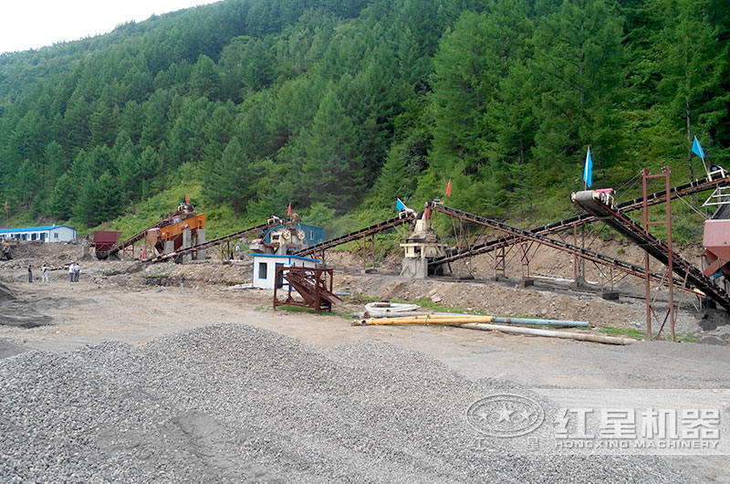 安徽客戶制砂作業現場